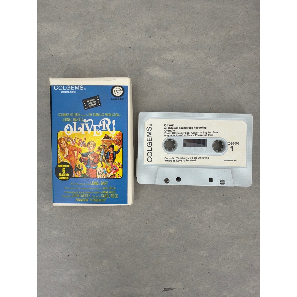 Oliver! Original Soundtrack Cassette Tape 1968 Colgems Vintage Musical